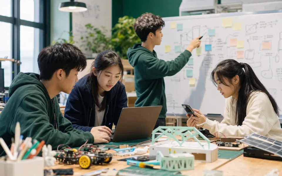 学生团队分工协作完成三天产品冲刺
